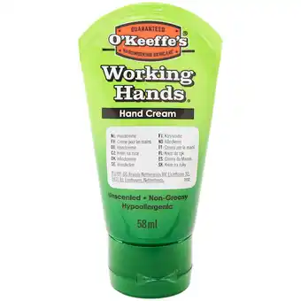 O'keeffe's working hands handcrème