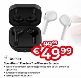 Belkin SoundForm Freedom True Wireless Earbuds