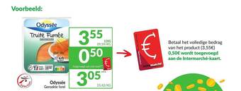 Intermarché Odyssée gerookte forel aanbieding