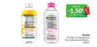 Intermarché Garnier micellair reinigingswater aanbieding