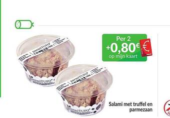 Intermarché Salami met truffel en parmezaan aanbieding