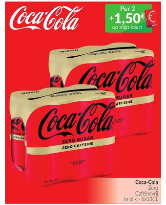 Intermarché Cocacola zero aanbieding