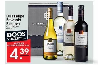 Sligro Luis felipe edwards reserva aanbieding