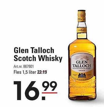 Sligro Glen talloch scotch whisky aanbieding