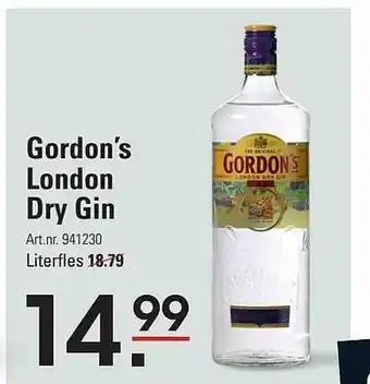 Gordon's london dry gin