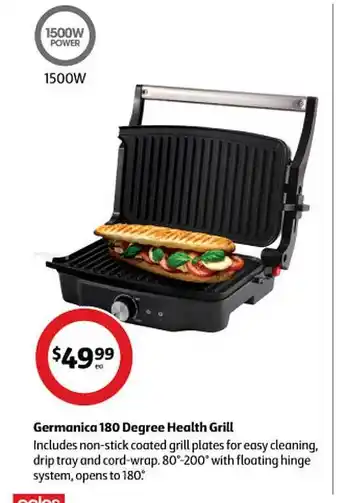 Sligro Germanica 180 degree health grill aanbieding