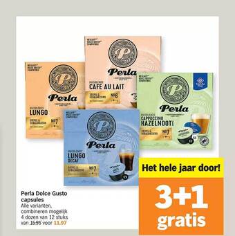 Albert Heijn Perla dolce gusto capsules aanbieding