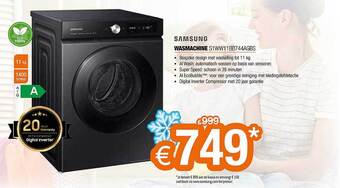 Expert Samsung wasmachine aanbieding