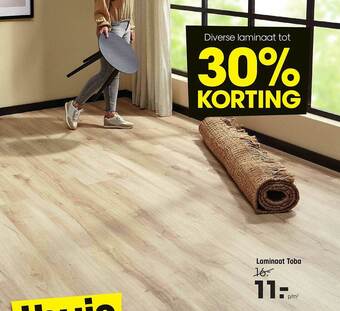 Kwantum Diverse Laminaat Tot 30% Korting aanbieding