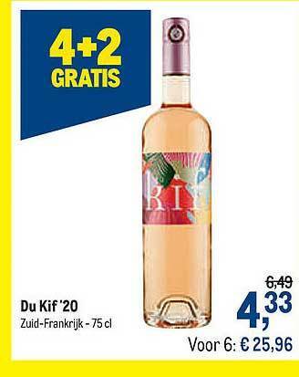 Makro Du Kif '20 4+2 Gratis aanbieding