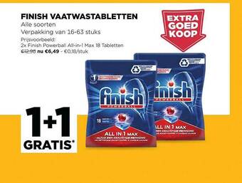 Jumbo Finish Vaatwastabletten aanbieding