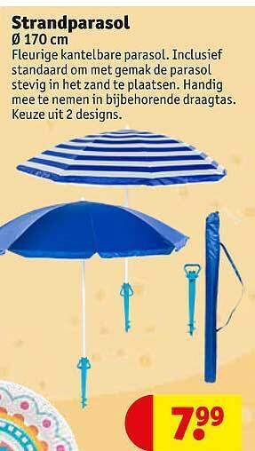 Strandparasol 170 Cm