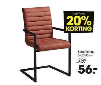 Stoel Torino 20% Korting
