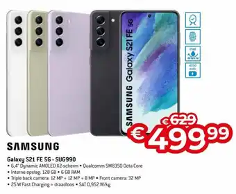 Exellent Samsung Galaxy S21 FE 5G-SUG990 aanbieding