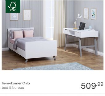 Baby & Tiener tienerkamer Oslo aanbieding
