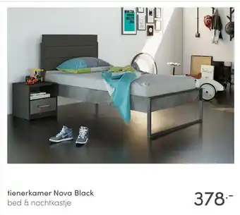 tienerkamer Nova Black