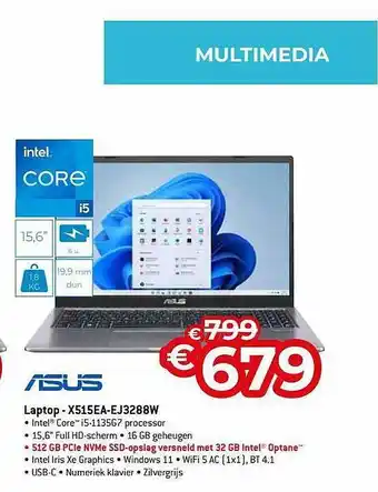 Exellent Asus laptop aanbieding
