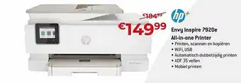 Hp envy inspire 7920e allinone printer