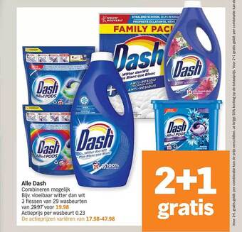 Albert Heijn Dash aanbieding