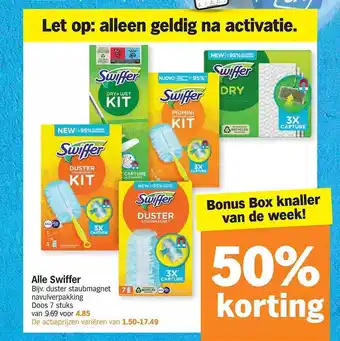 Albert Heijn Swiffer aanbieding