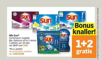 Albert Heijn Sun aanbieding