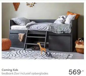 Baby & Tiener Coming Kids bedbank Zavi inclusief opberglades aanbieding