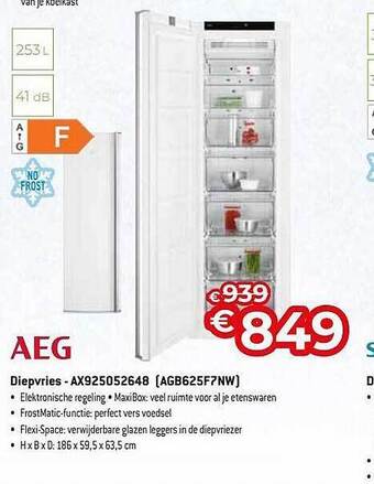Exellent Aeg diepvries aanbieding