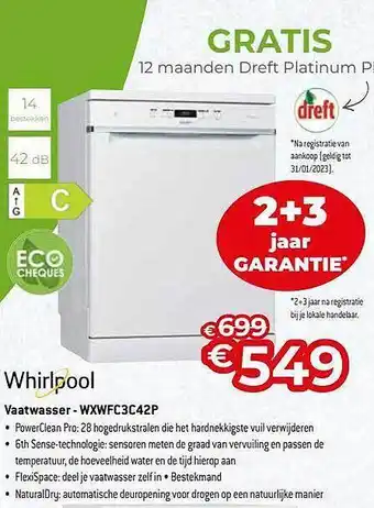 Whirlpool vaatwasser