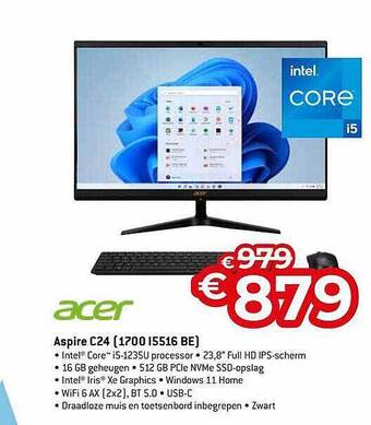 Exellent Acer aspire c24 aanbieding