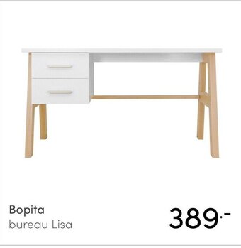 Baby & Tiener Bopita bureau Lisa aanbieding