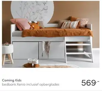 Baby & Tiener Coming Kids bedbank Xenia inclusief opberglades aanbieding