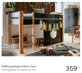 Baby & Tiener Halfhoogslaper Infans Color aanbieding