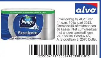 Alvo Nalys Excellence Enkel geldig bij Alvo aanbieding