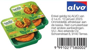 Alvo Garden Gourmet aanbieding