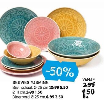 Xenos Servies Yasmine aanbieding