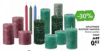 Xenos Uitlopende Rustieke Kaarsen aanbieding