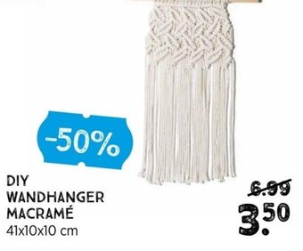 DIY Wandhanger Macrame 41x10x10cm