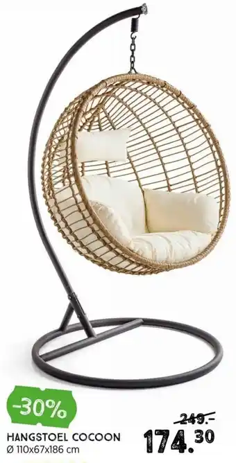 Xenos Hangstoel Cocoon aanbieding