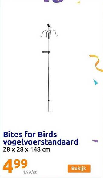 Action Bites for birds vogelvoerstandaard aanbieding