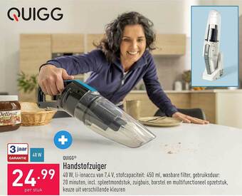 ALDI Quigg handstofzuiger aanbieding