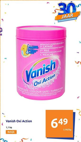 Action Vanish oxi action aanbieding