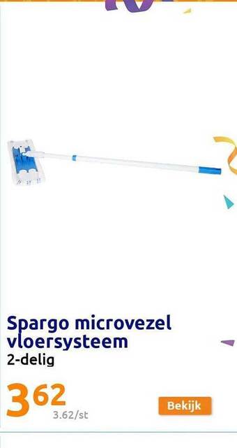 Action Spargo microvezel vloersysteem aanbieding