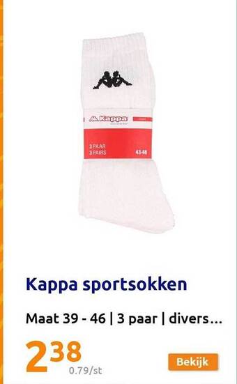 Action Kappa sportsokken aanbieding