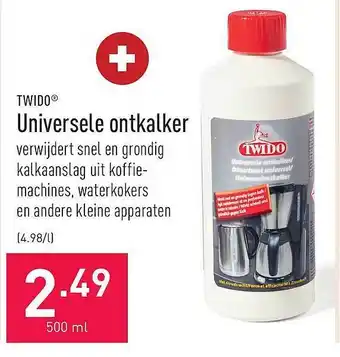 ALDI Twido universele ontkalker aanbieding