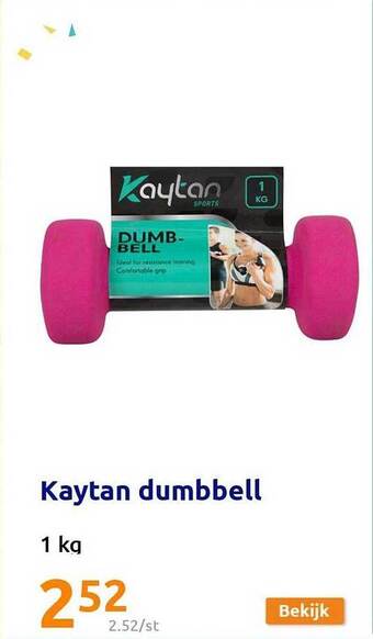 Action Kaytan dumbbell aanbieding