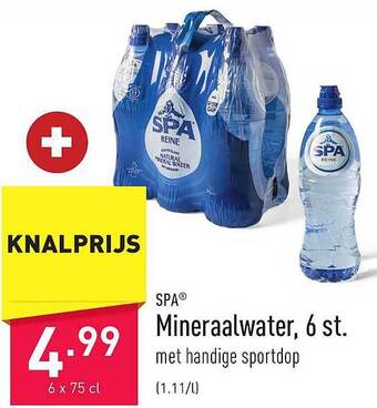 ALDI Spa mineraalwater aanbieding