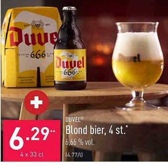 ALDI Duvel blond bier aanbieding
