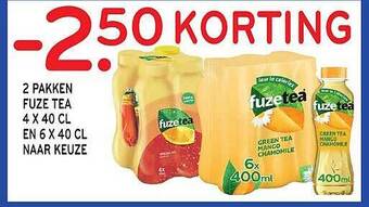 Alvo Fuze tea aanbieding