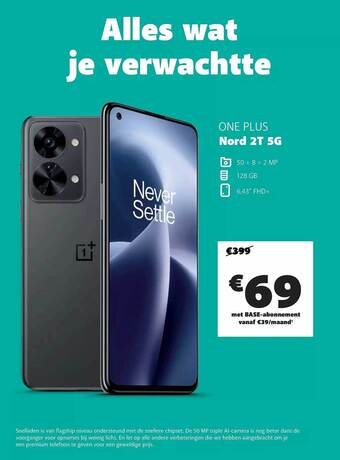 Base One plus nord 2t 5g aanbieding