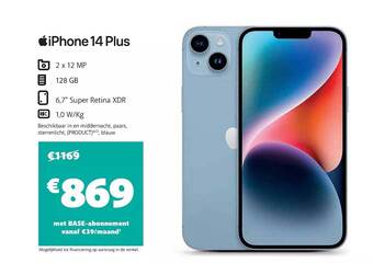Base Iphone 14 plus aanbieding